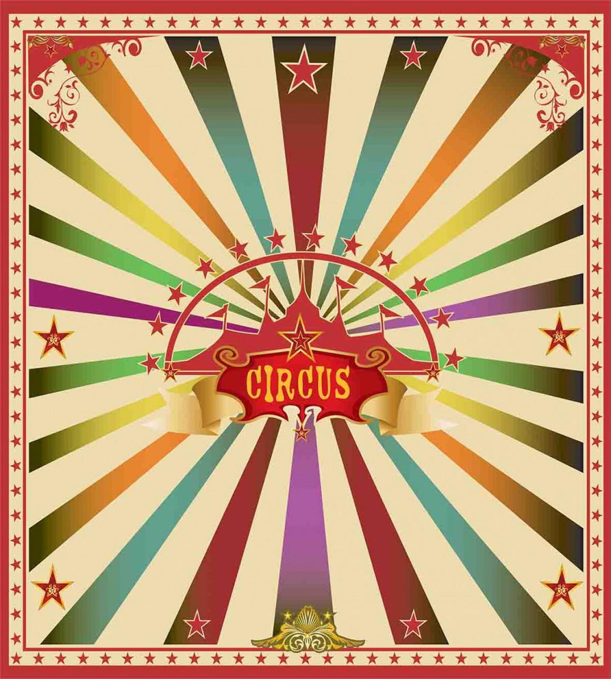 Invitation Vintage Tent — Pattern