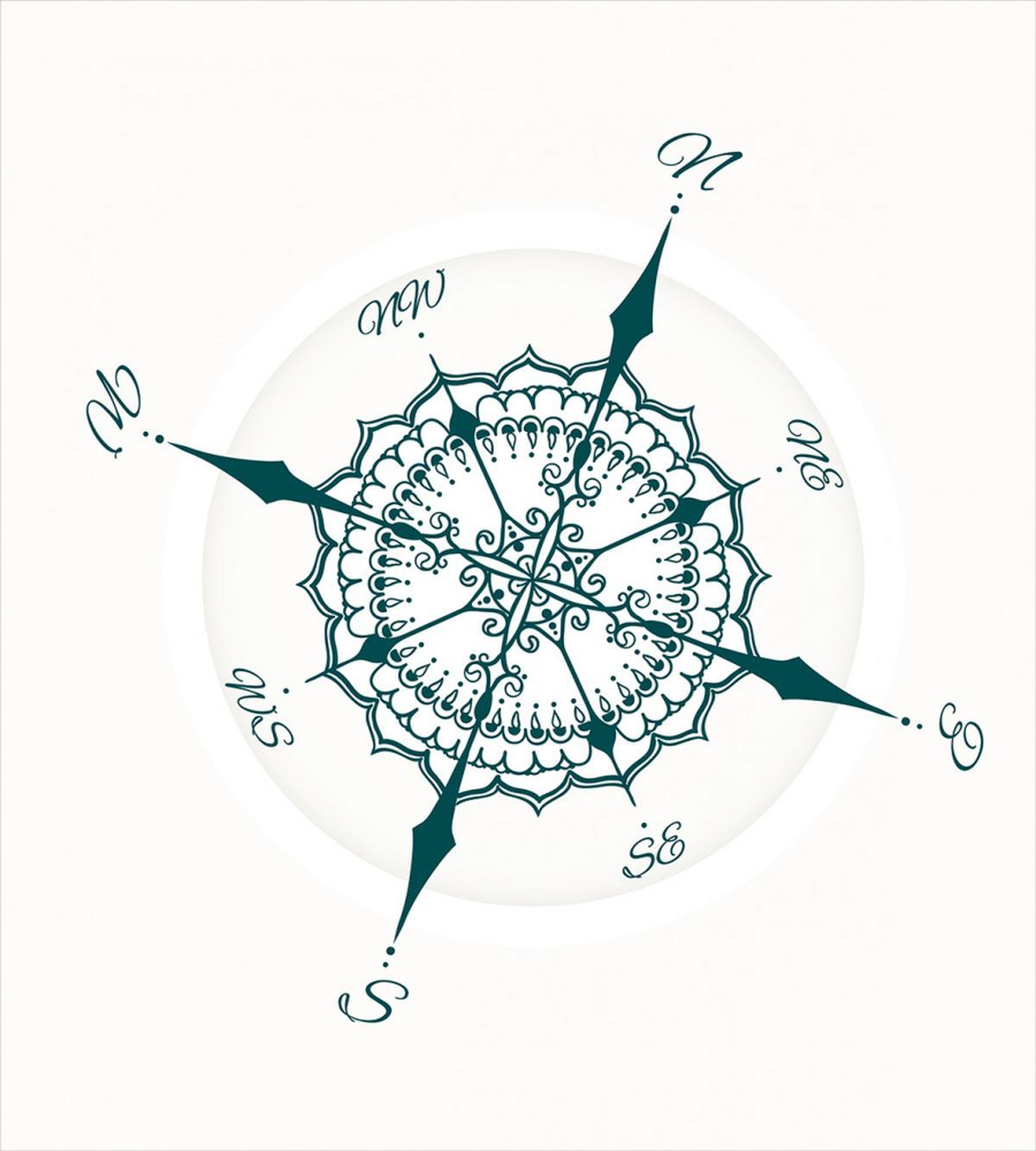 Floral Design Drawing — Pattern