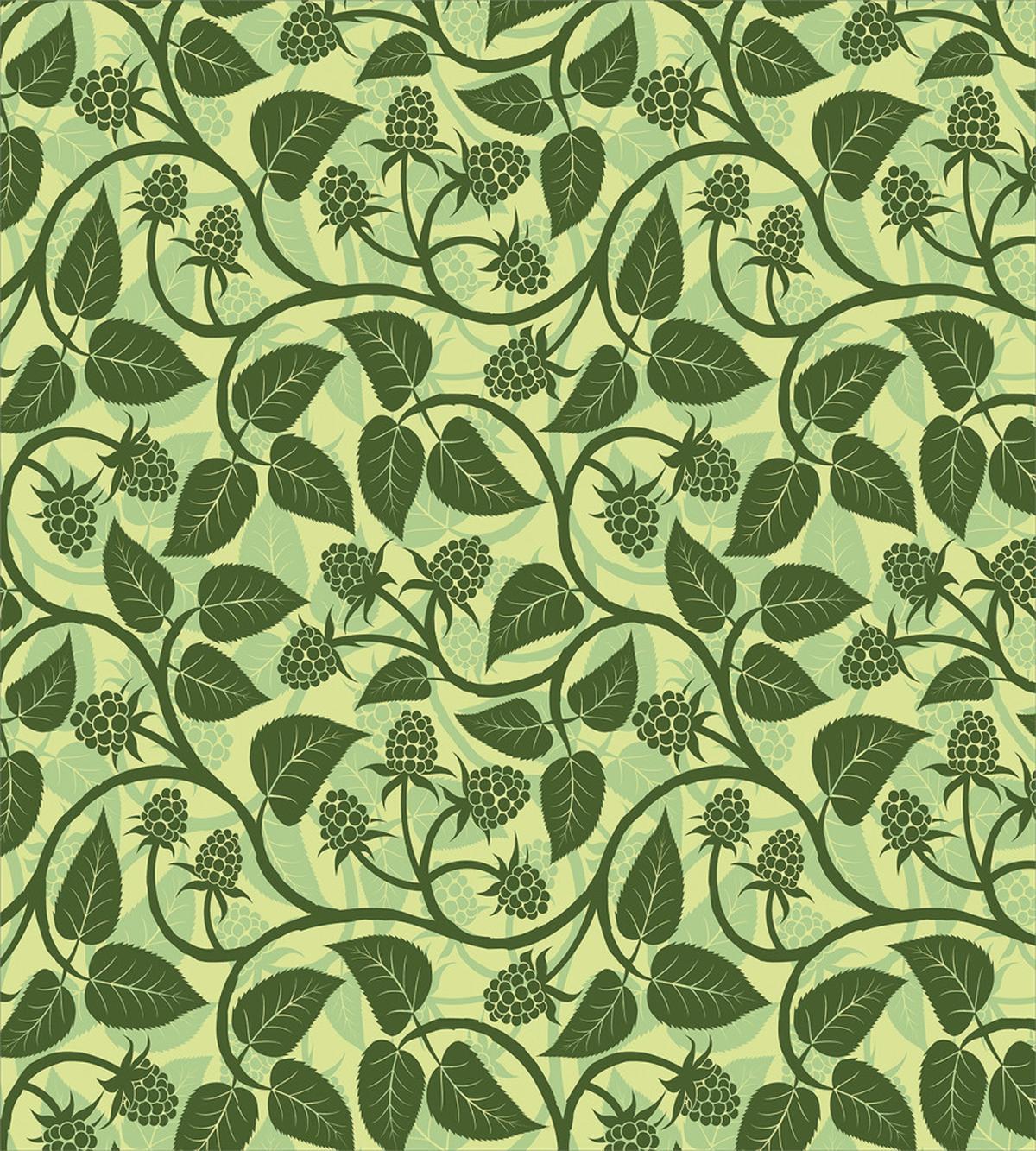 Raspberry Leaves Garden — Pattern