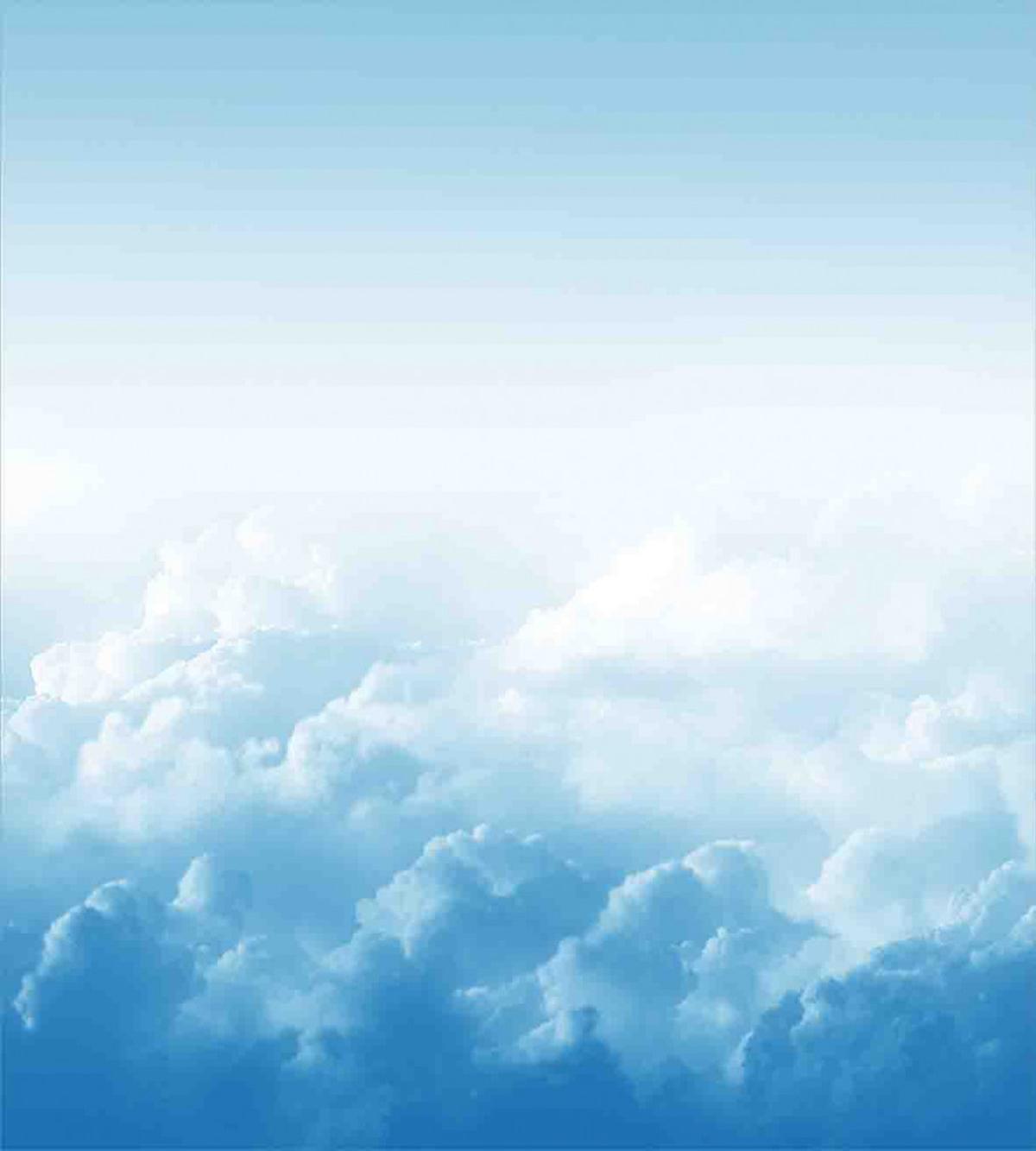 Peaceful Fluffy Clouds — Pattern