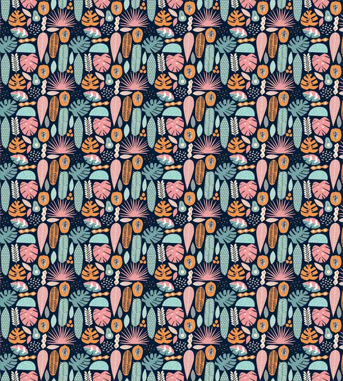 Ornamental Jungle Elements — Pattern