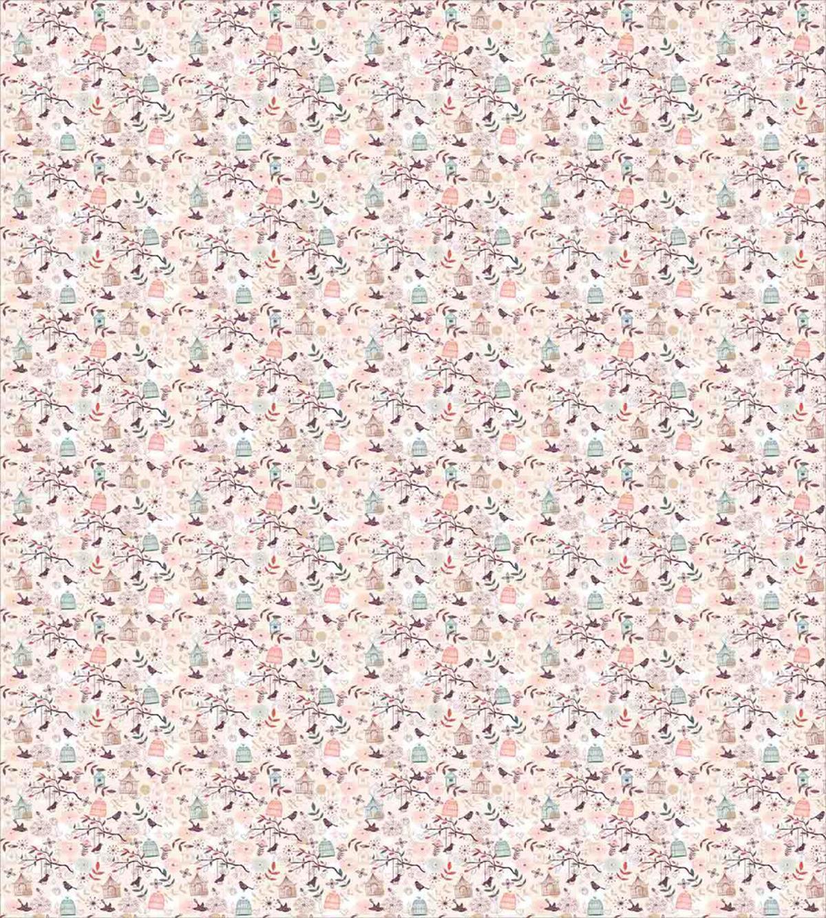 Floral Romantic Scene — Pattern