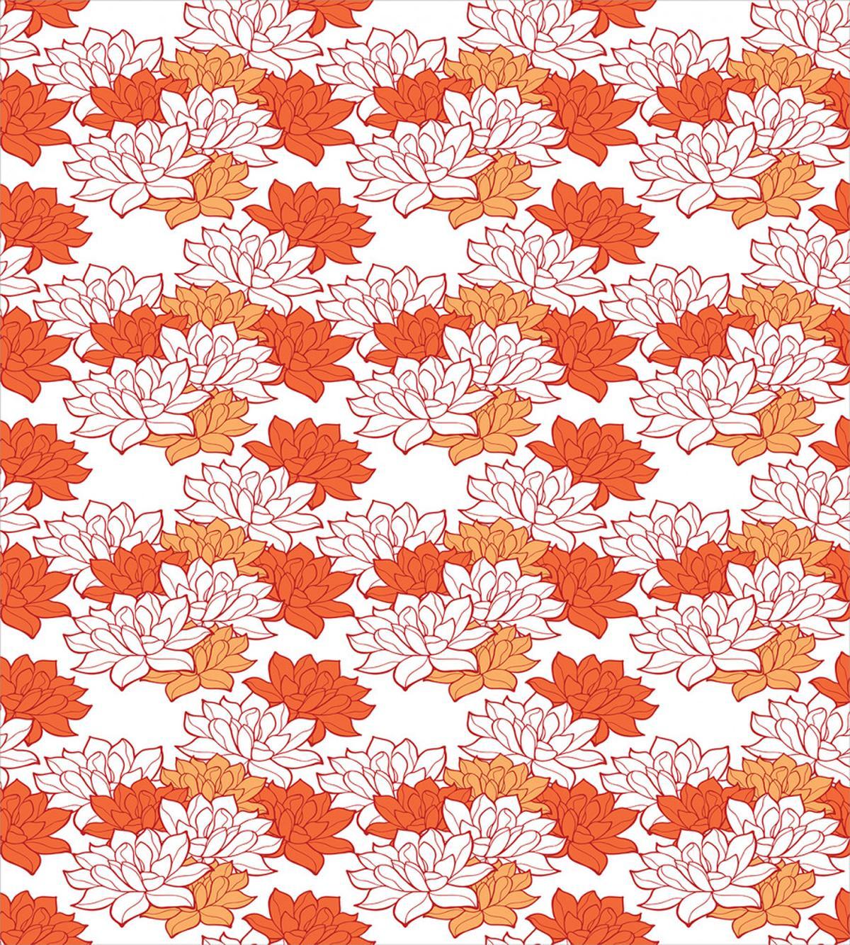 Blooming Lotus Leaves — Pattern