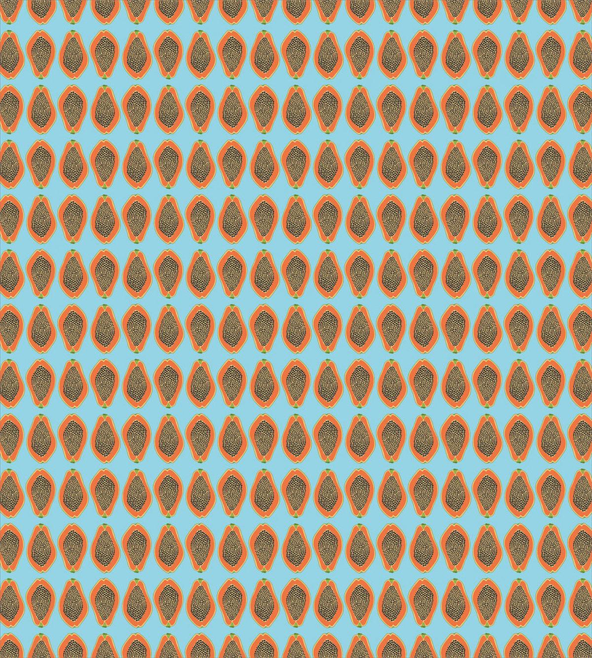Halved Tropic Papayas — Pattern