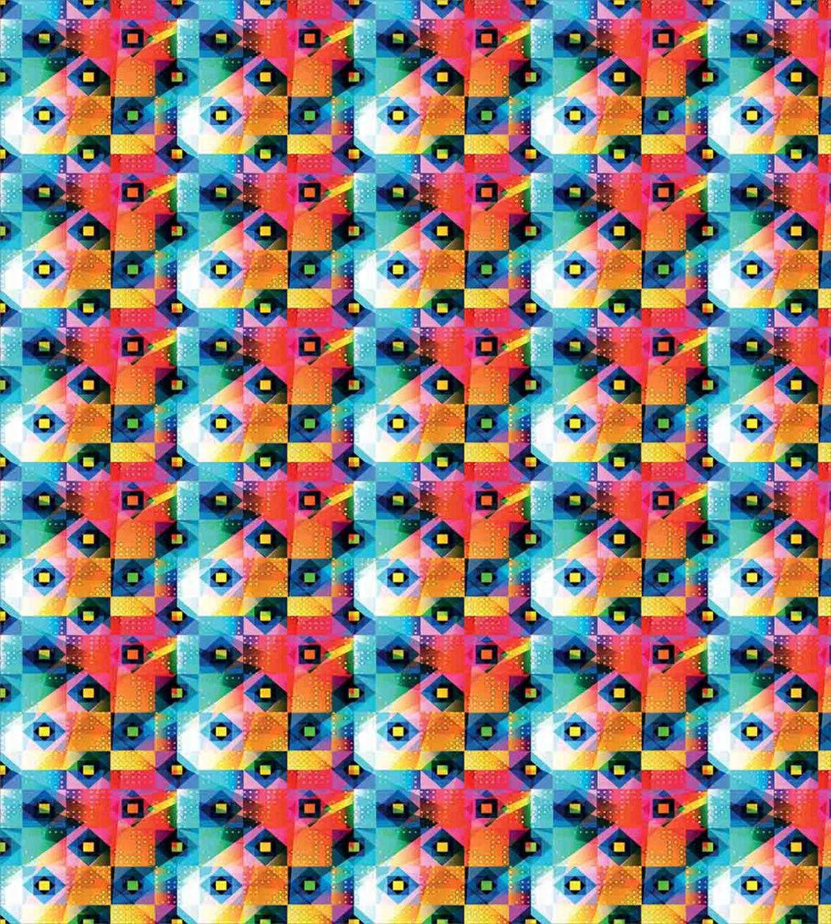Diamonds and Dot — Pattern