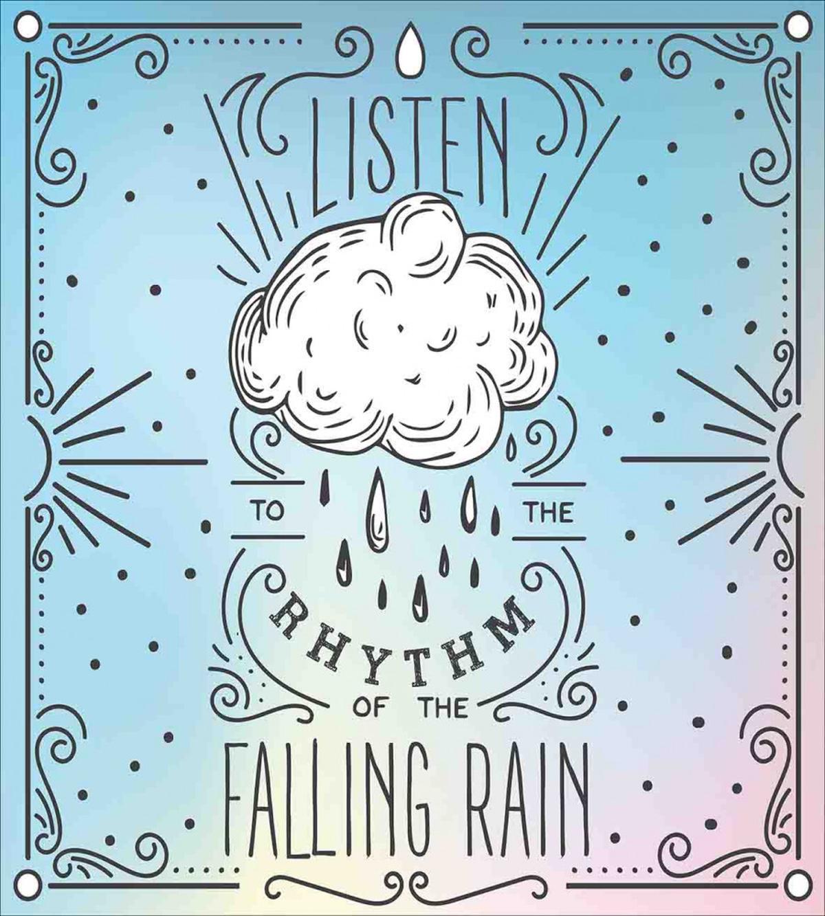 Listen Falling Rain Rhyme — Pattern
