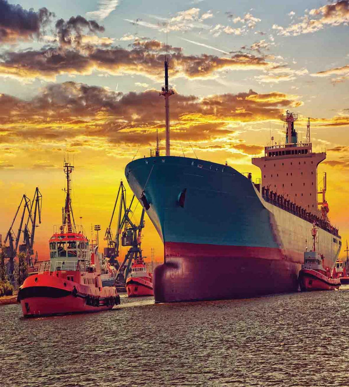 Big Ship at Sunset — Pattern