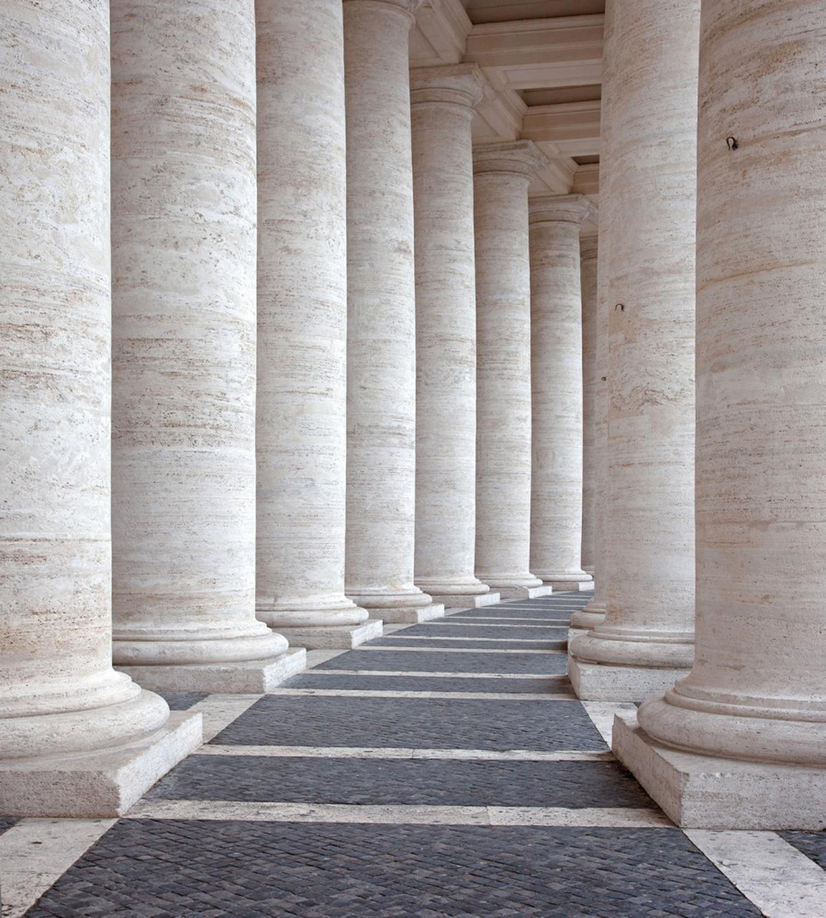 Roman Stone Columns — Pattern