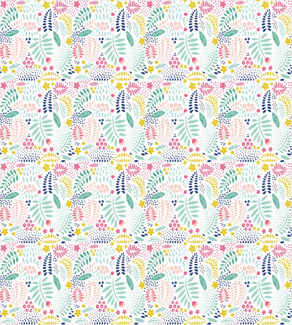 Abstract Leaves Vibrant — Pattern