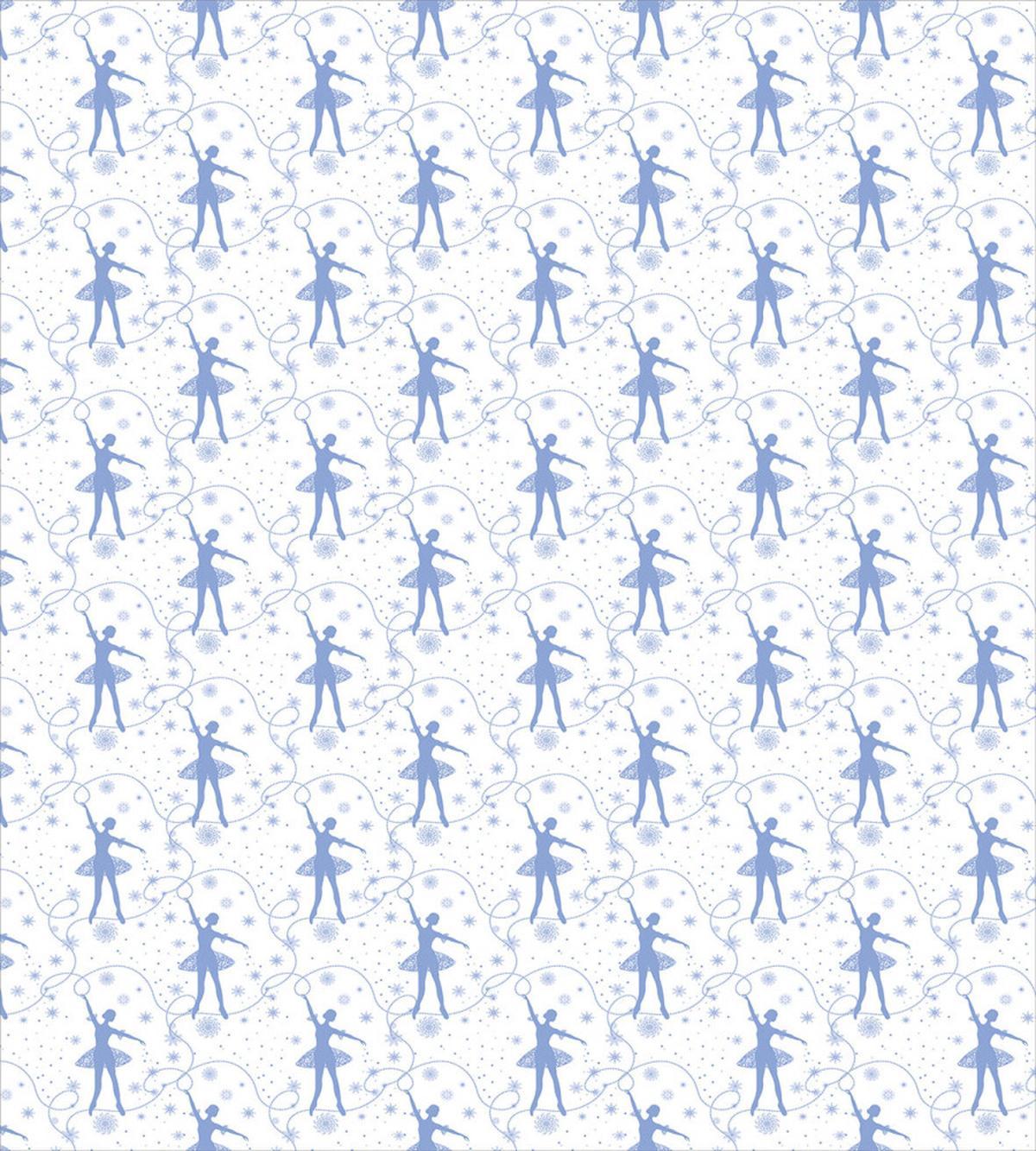 Dancer and Snowflakes — Pattern