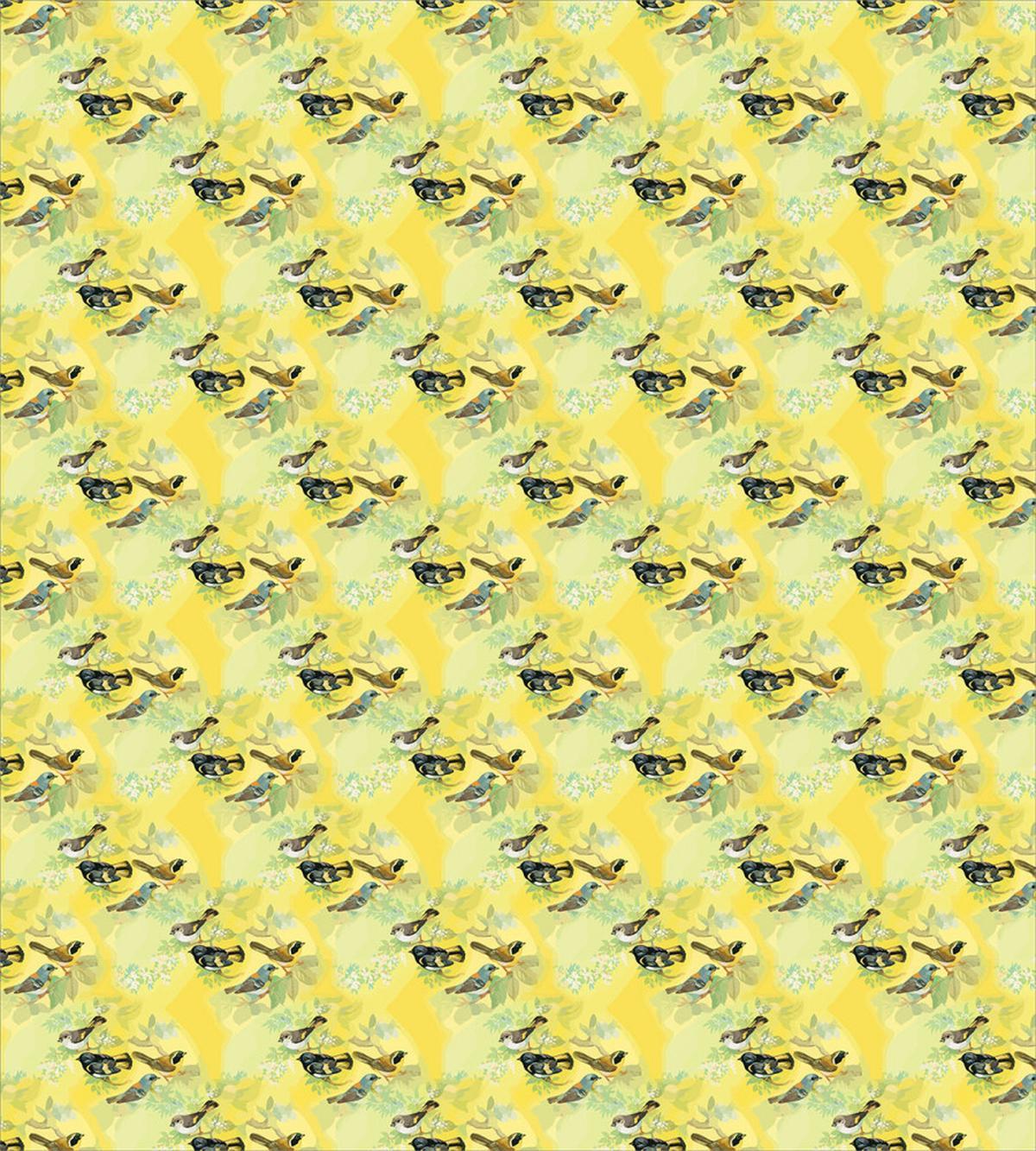 Tiny Birds on Branches — Pattern