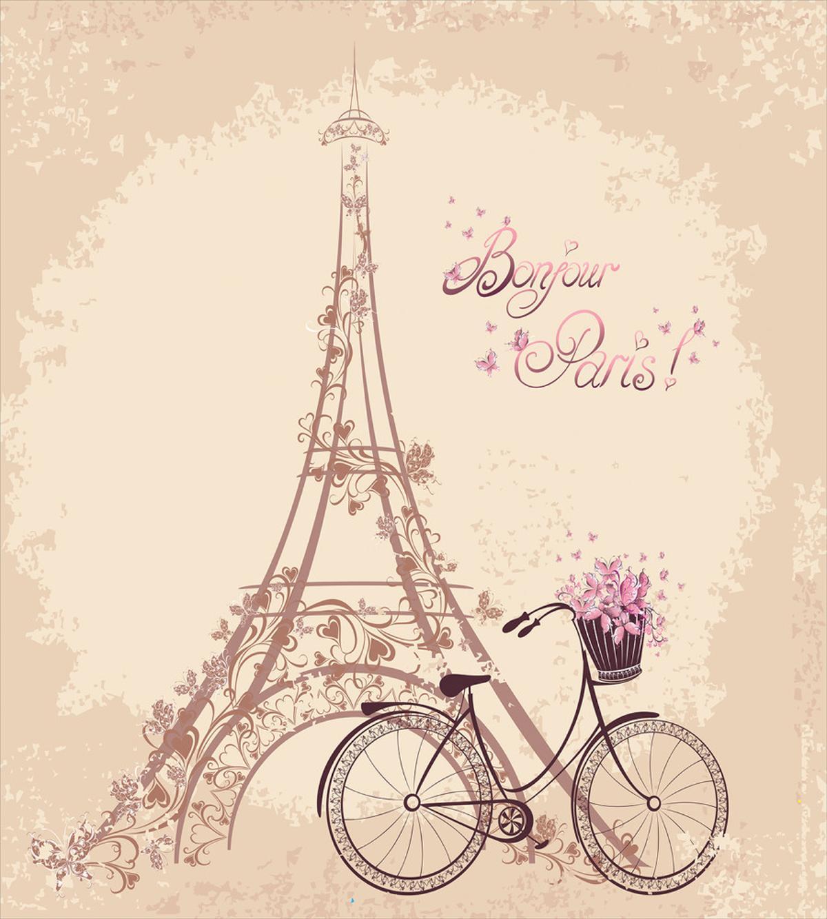 French Eiffel Tower — Pattern