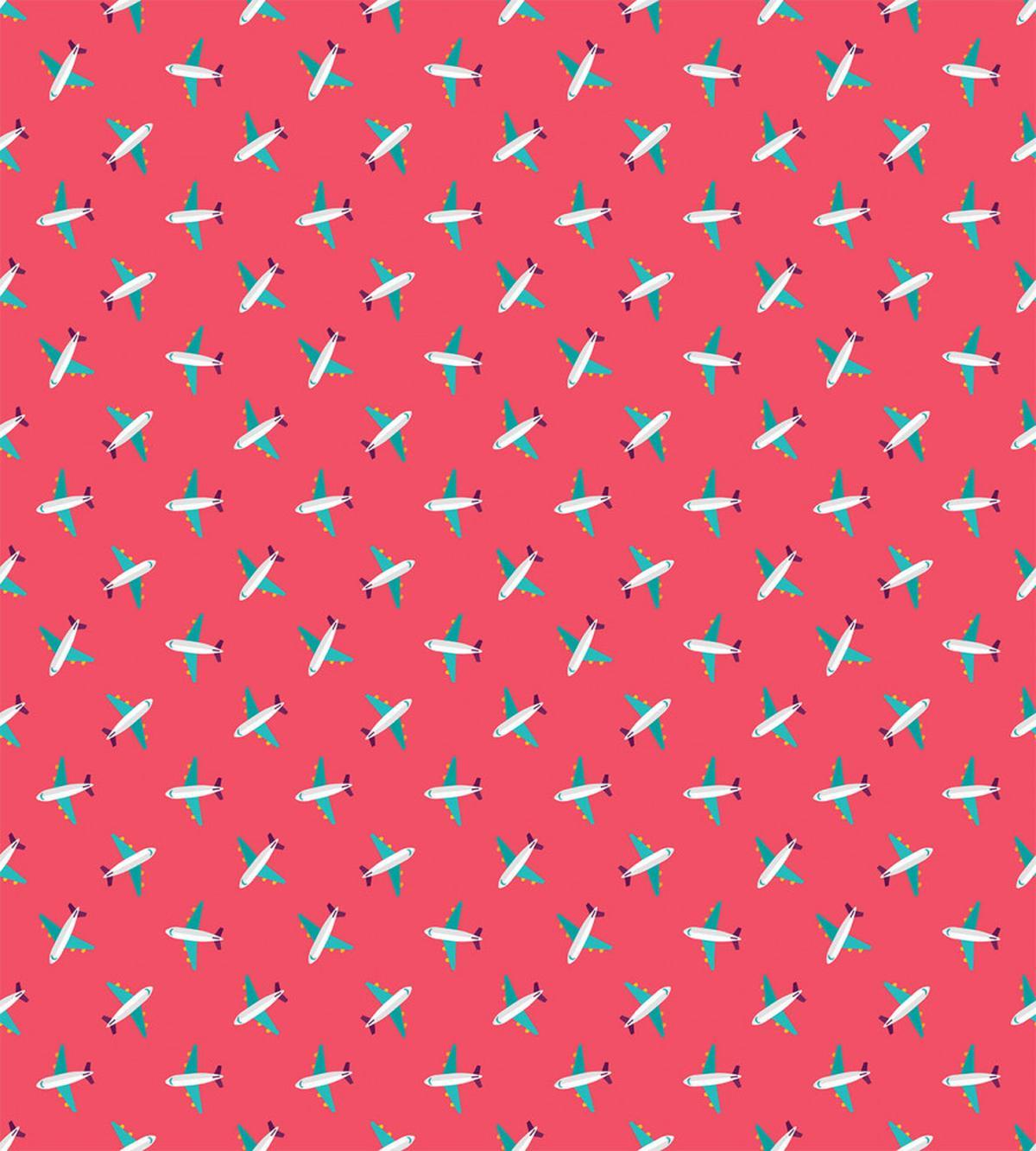 Nursery Cartoon Airplanes — Pattern