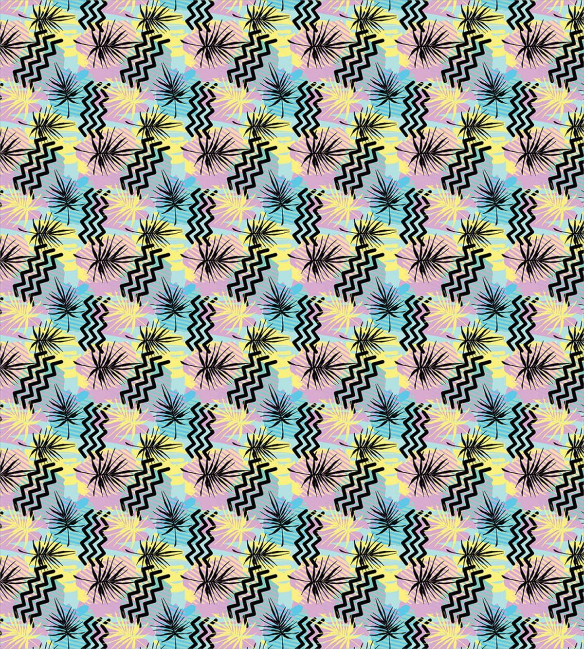 Quirky Vibrant Composition — Pattern