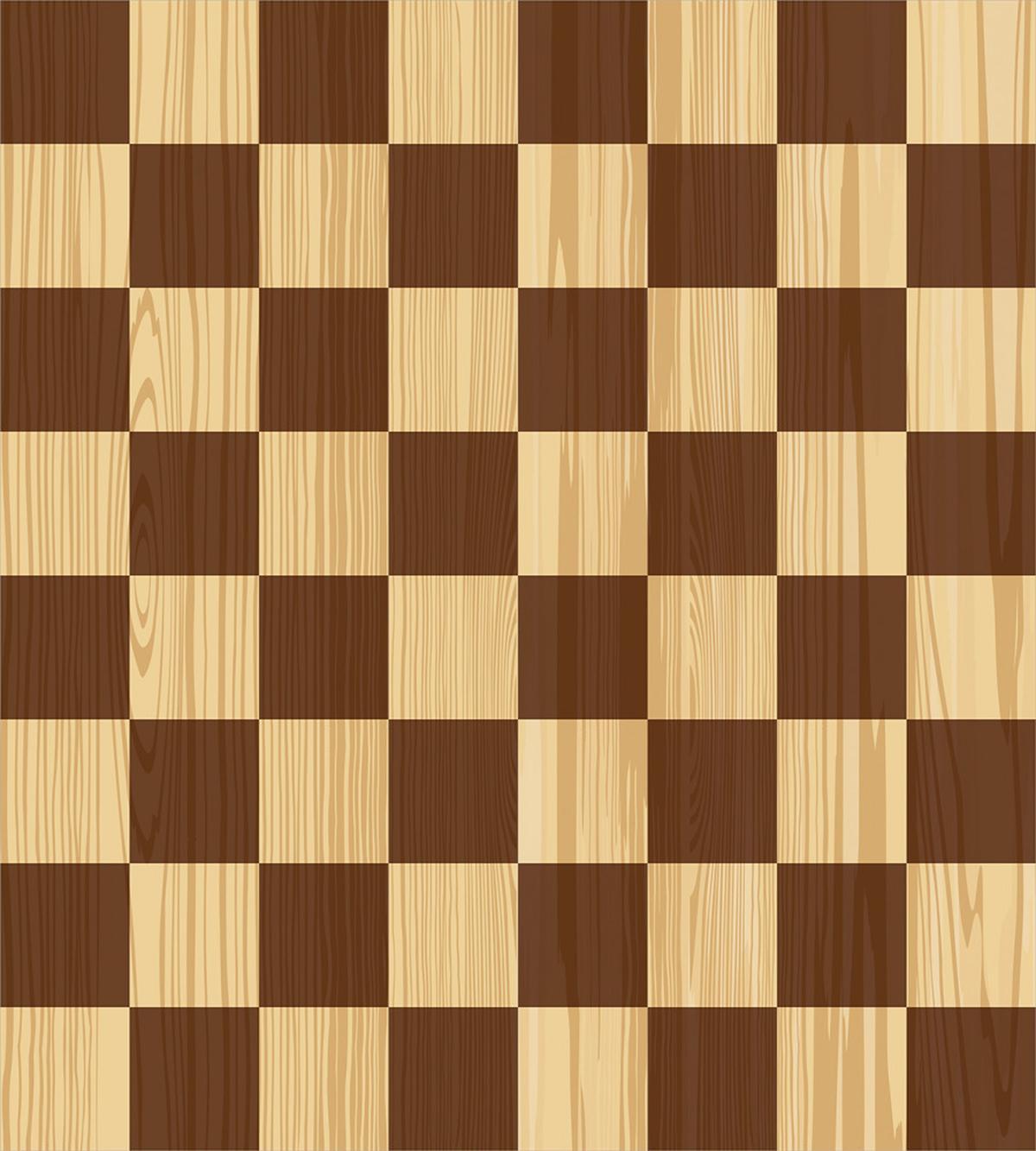 Checkerboard Wooden — Pattern