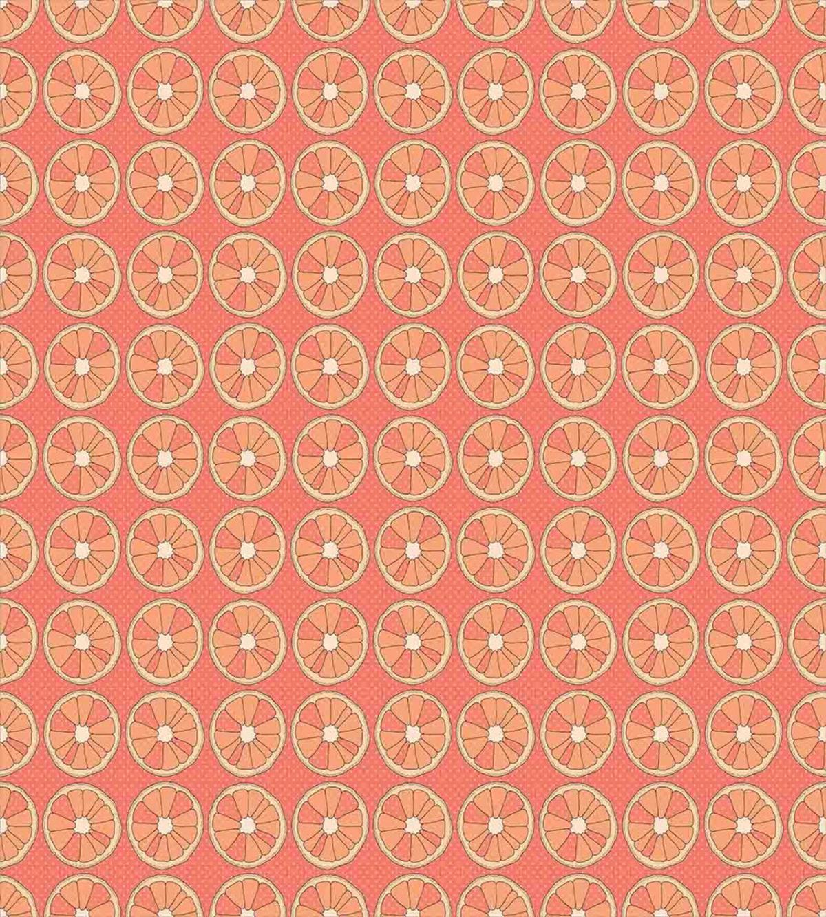 Retro Grapefruit Dot — Pattern