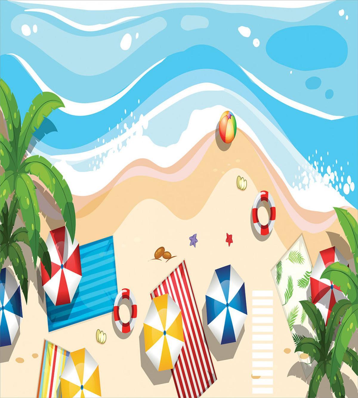 Summer Fun Cartoon — Pattern