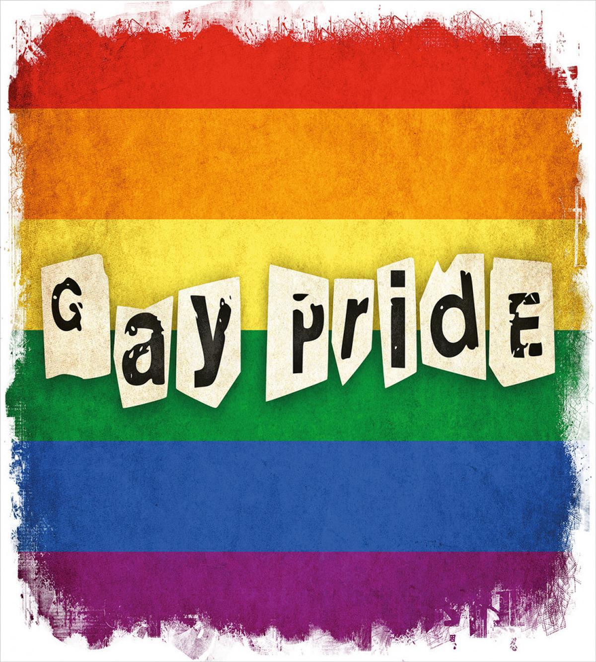 LGBT Parade Retro Style — Pattern