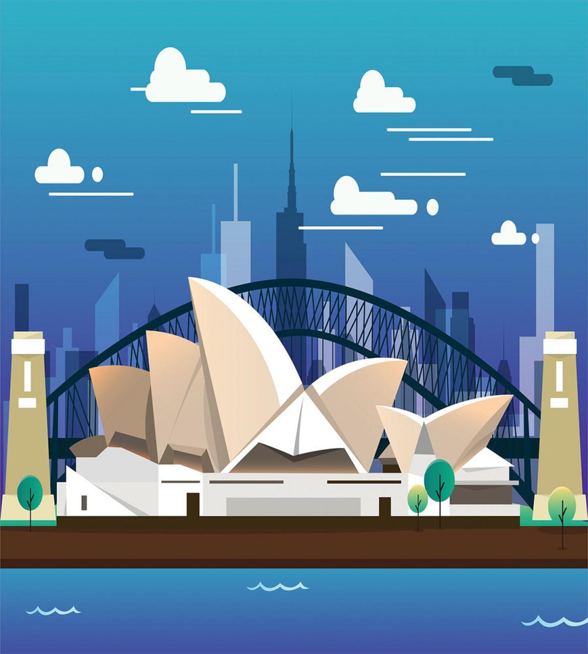 Sidney Opera House Bridge — Pattern