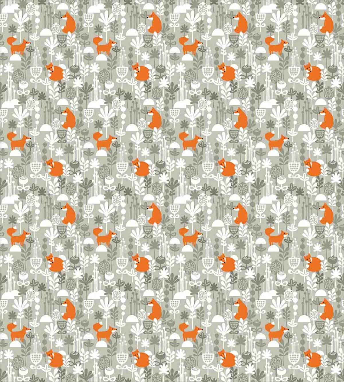 Winter Forest with Flowers — Pattern