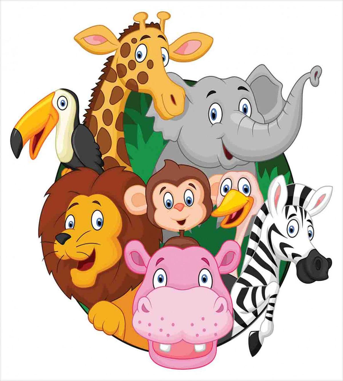 Exotic Safari Animals — Pattern