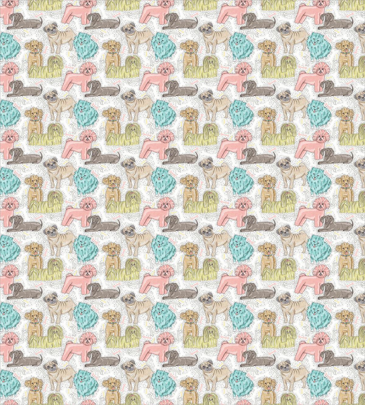 Little Purebred Puppy Dogs — Pattern