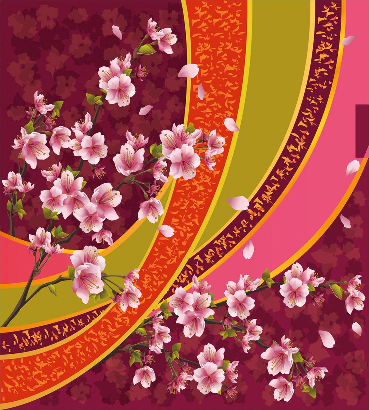 Sakura Blossom Japanese — Pattern