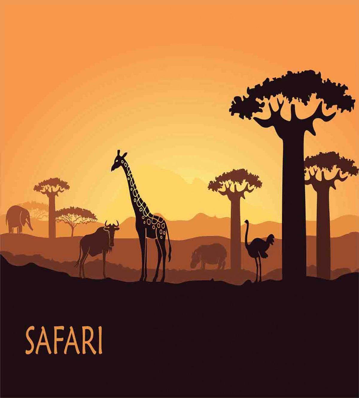 Exotic and Pastoral Sunset — Pattern