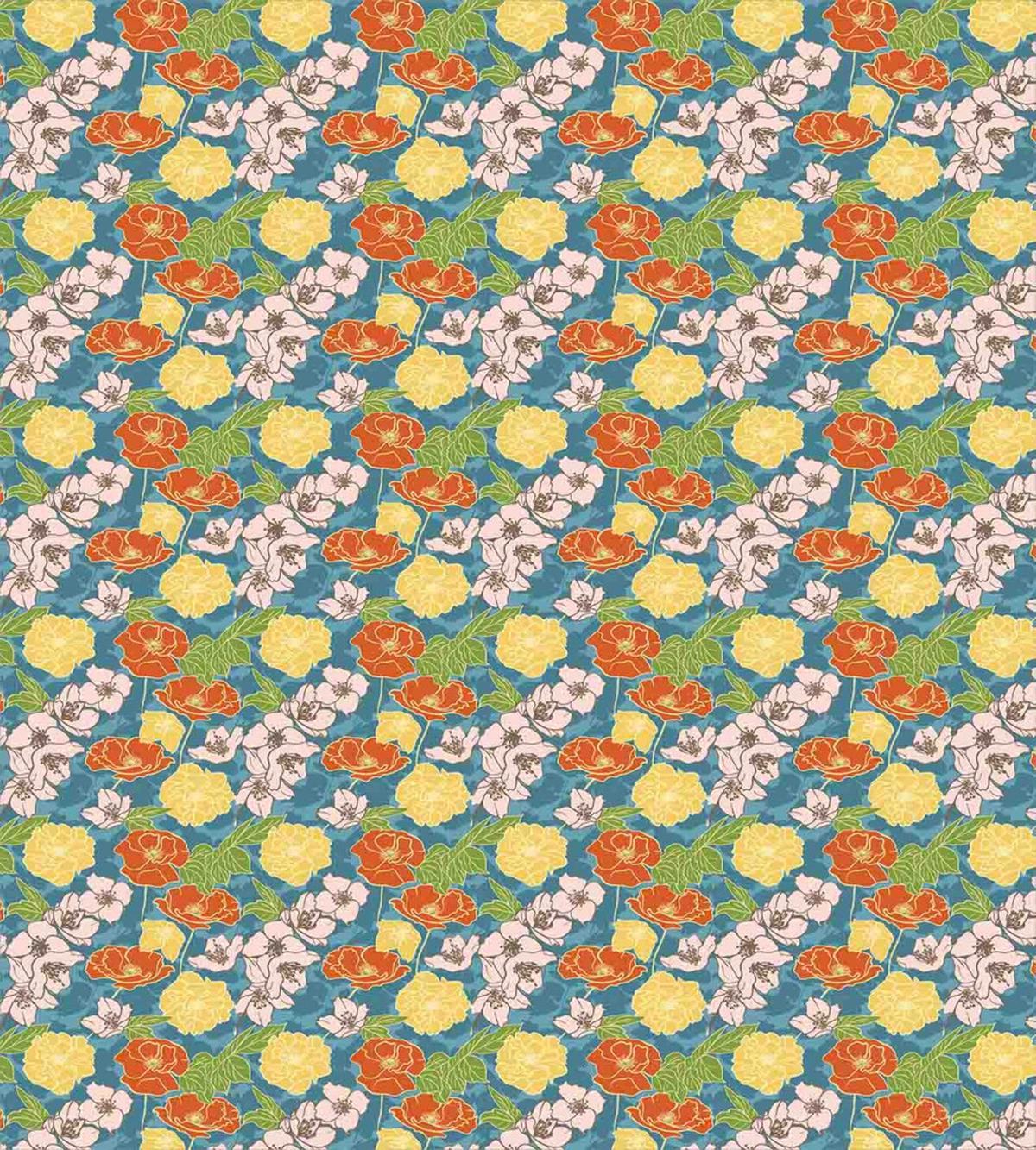 Ornate Poppy Bouquet — Pattern