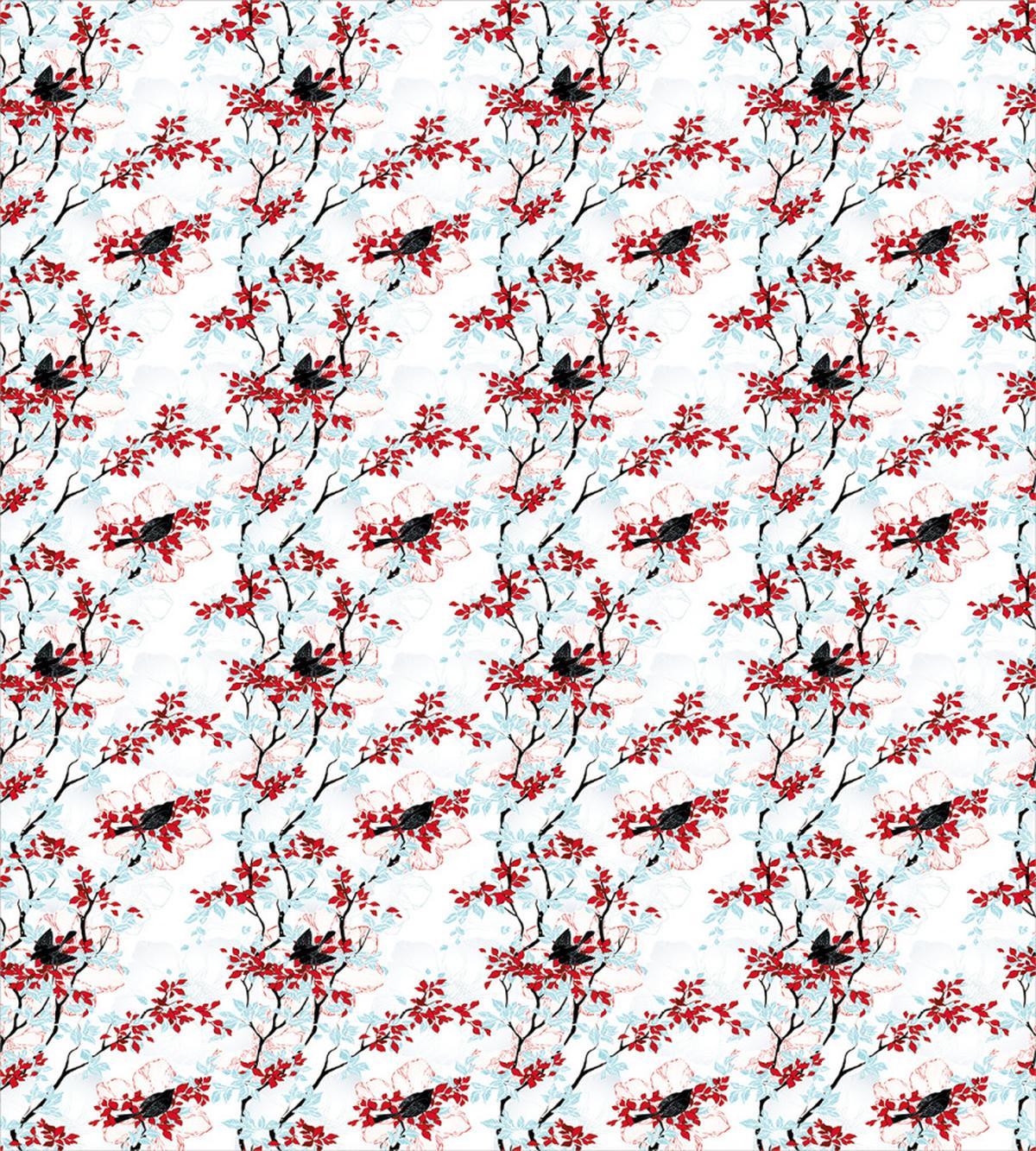Vintage Chinese Trees — Pattern