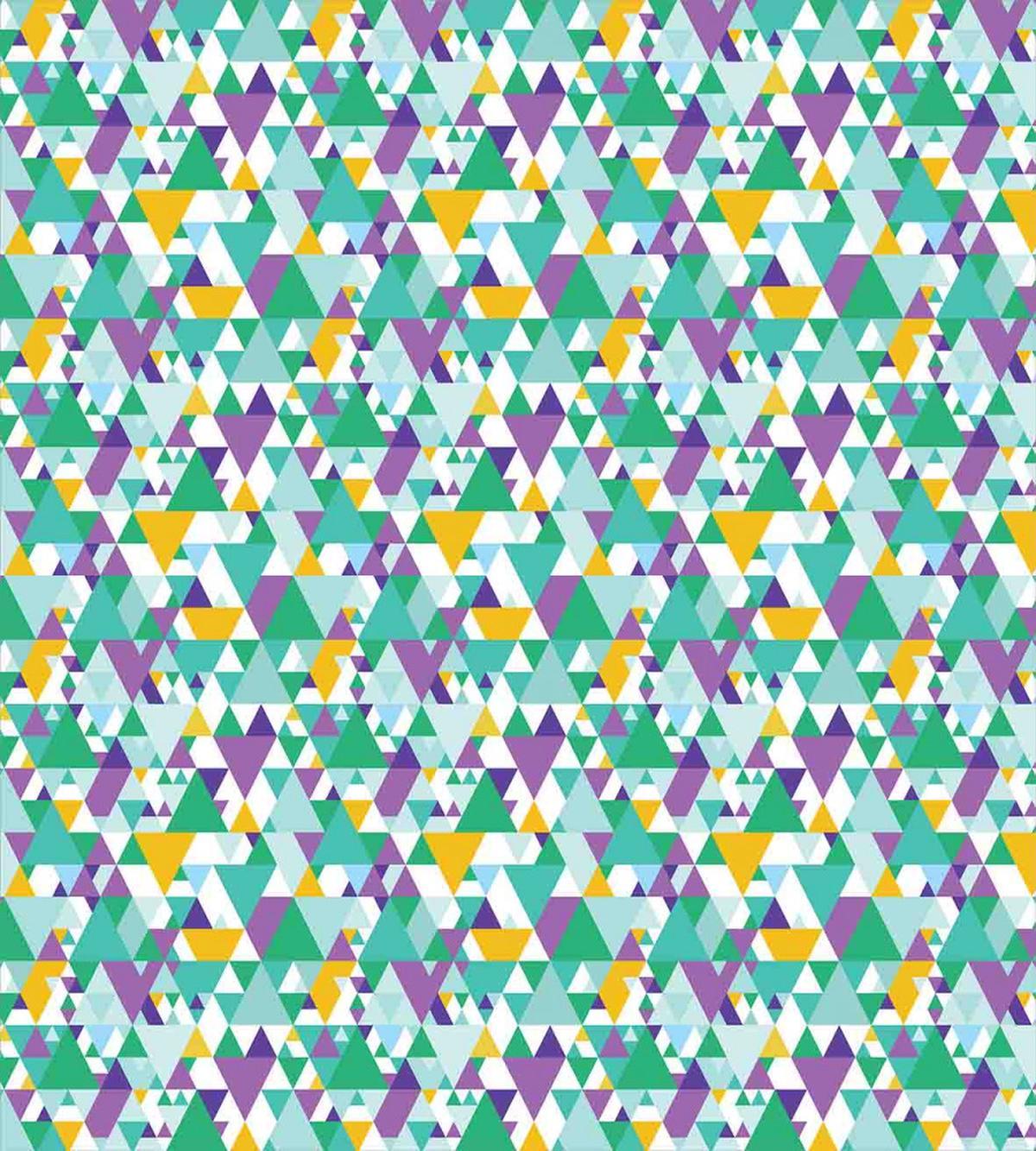 Triangles Mardi Grass — Pattern