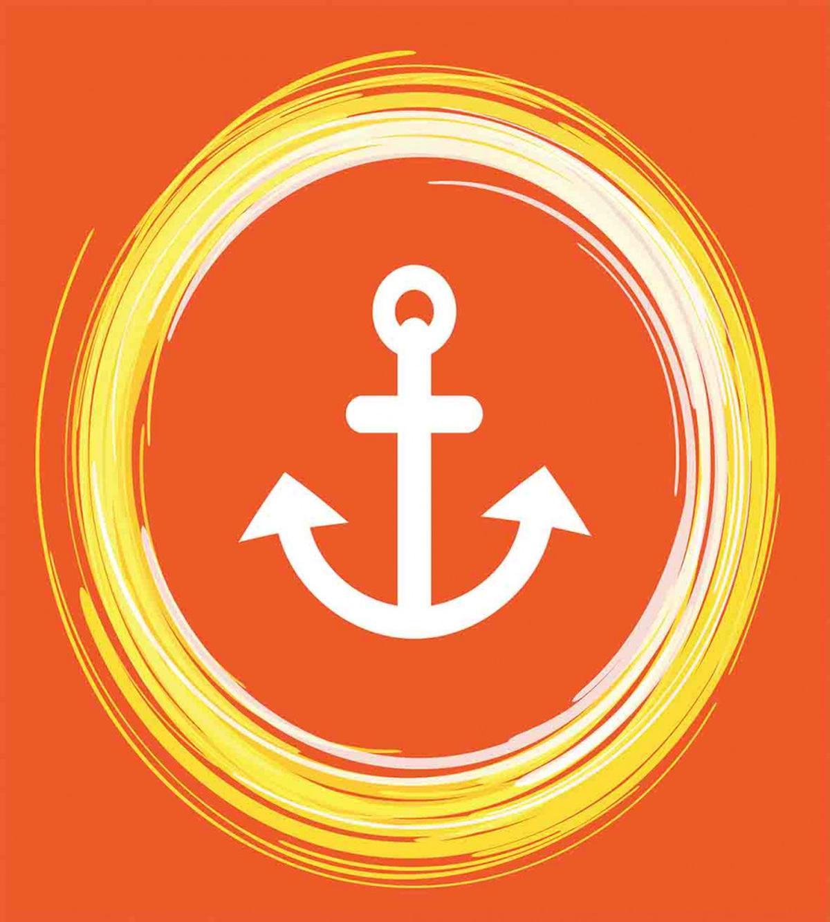 Anchor Image in Circle — Pattern