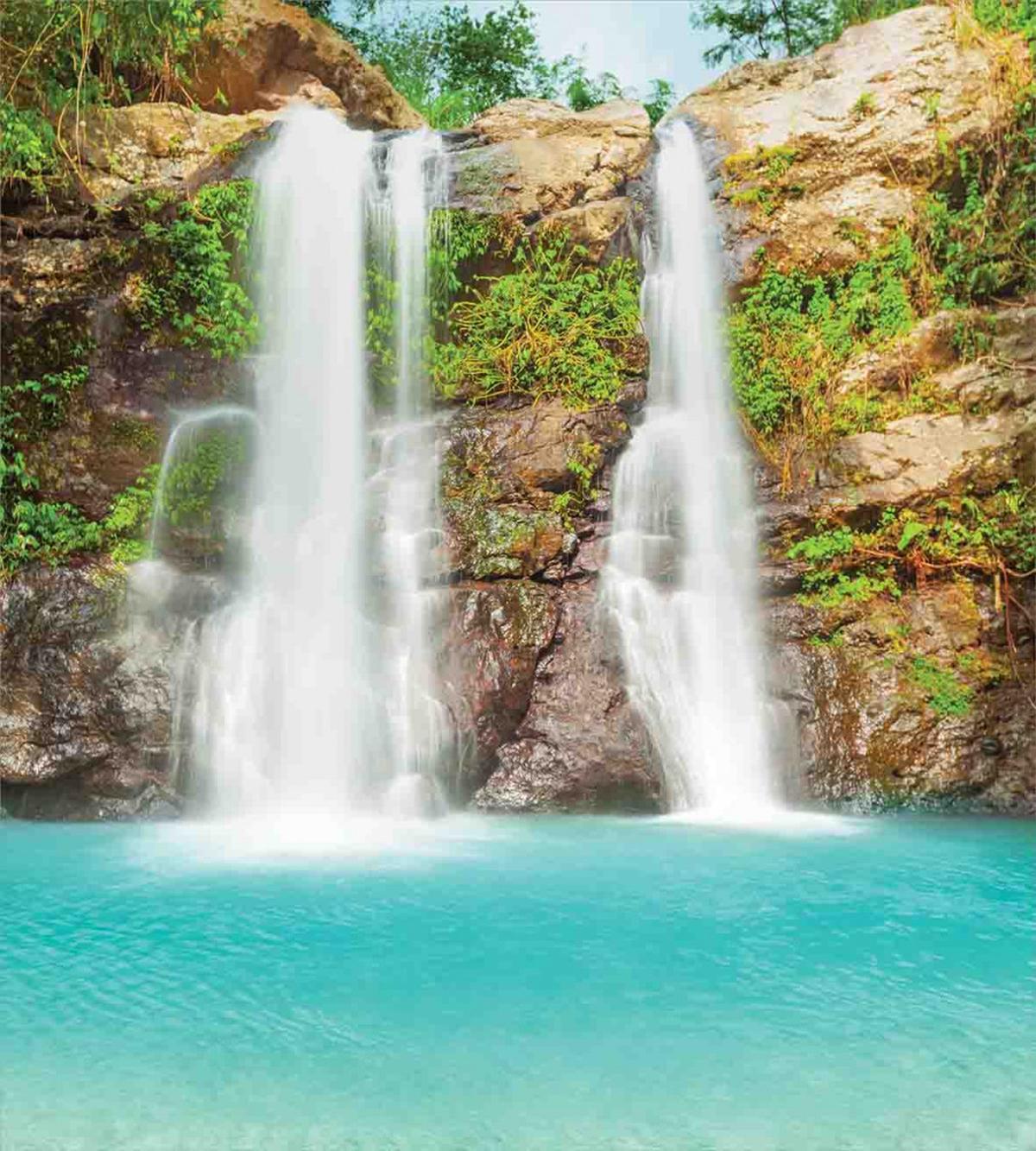Waterfall in Rainforest — Pattern