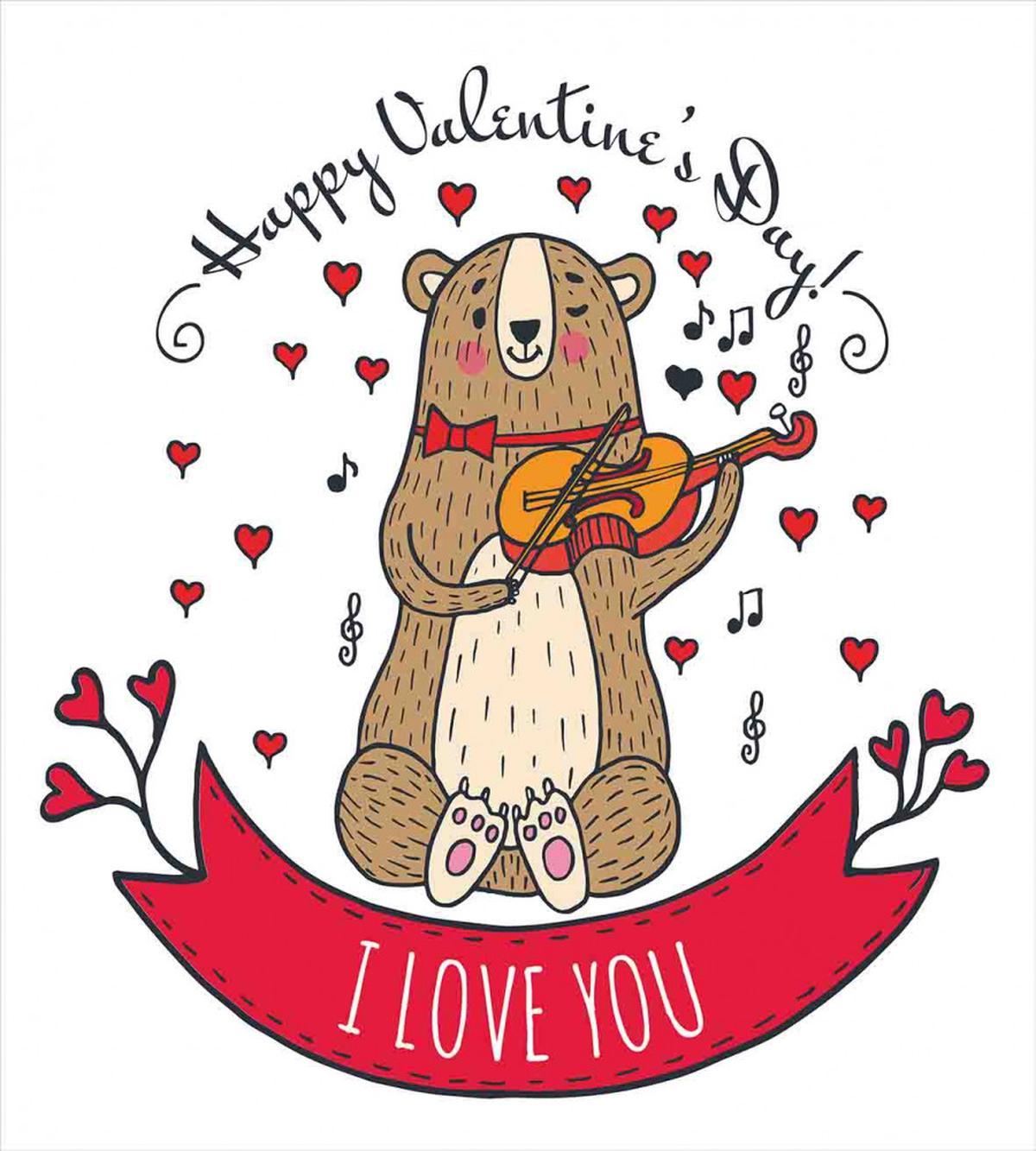 Bear and Violin — Pattern