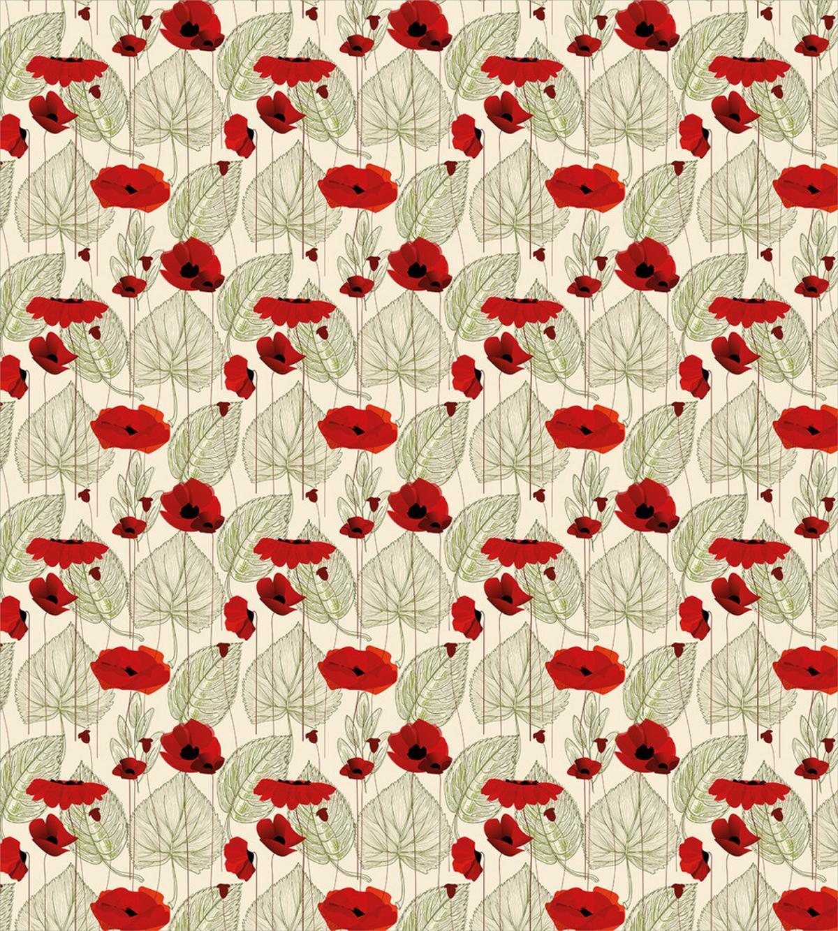 Sketch Leaves Rural Flora — Pattern