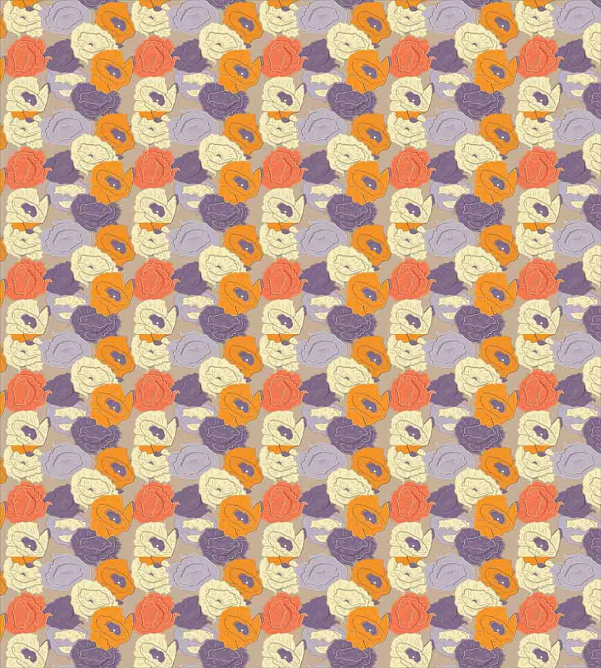 Retro Poppy Blossoms — Pattern