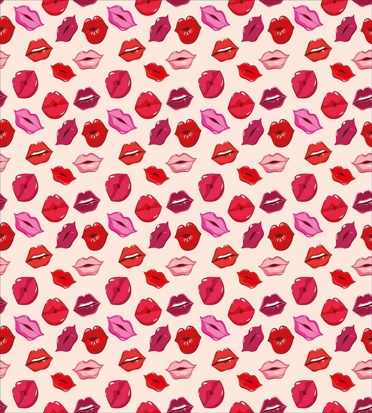 Vivid Colored Lips Glamour — Pattern
