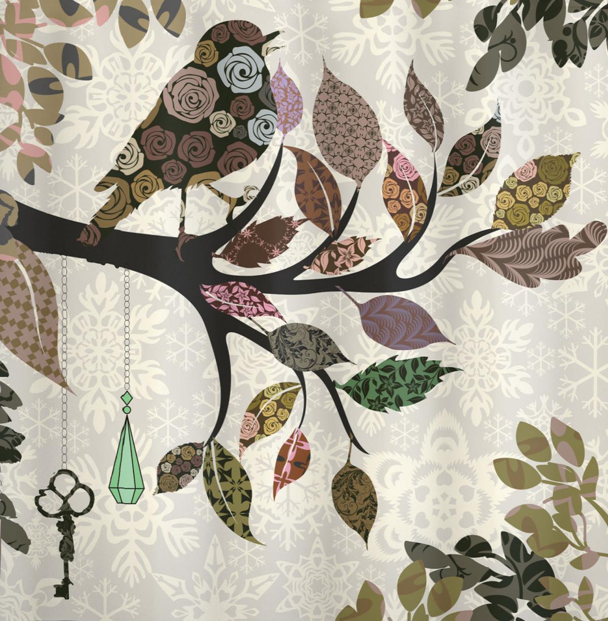 Spring Floral Birds French — Pattern