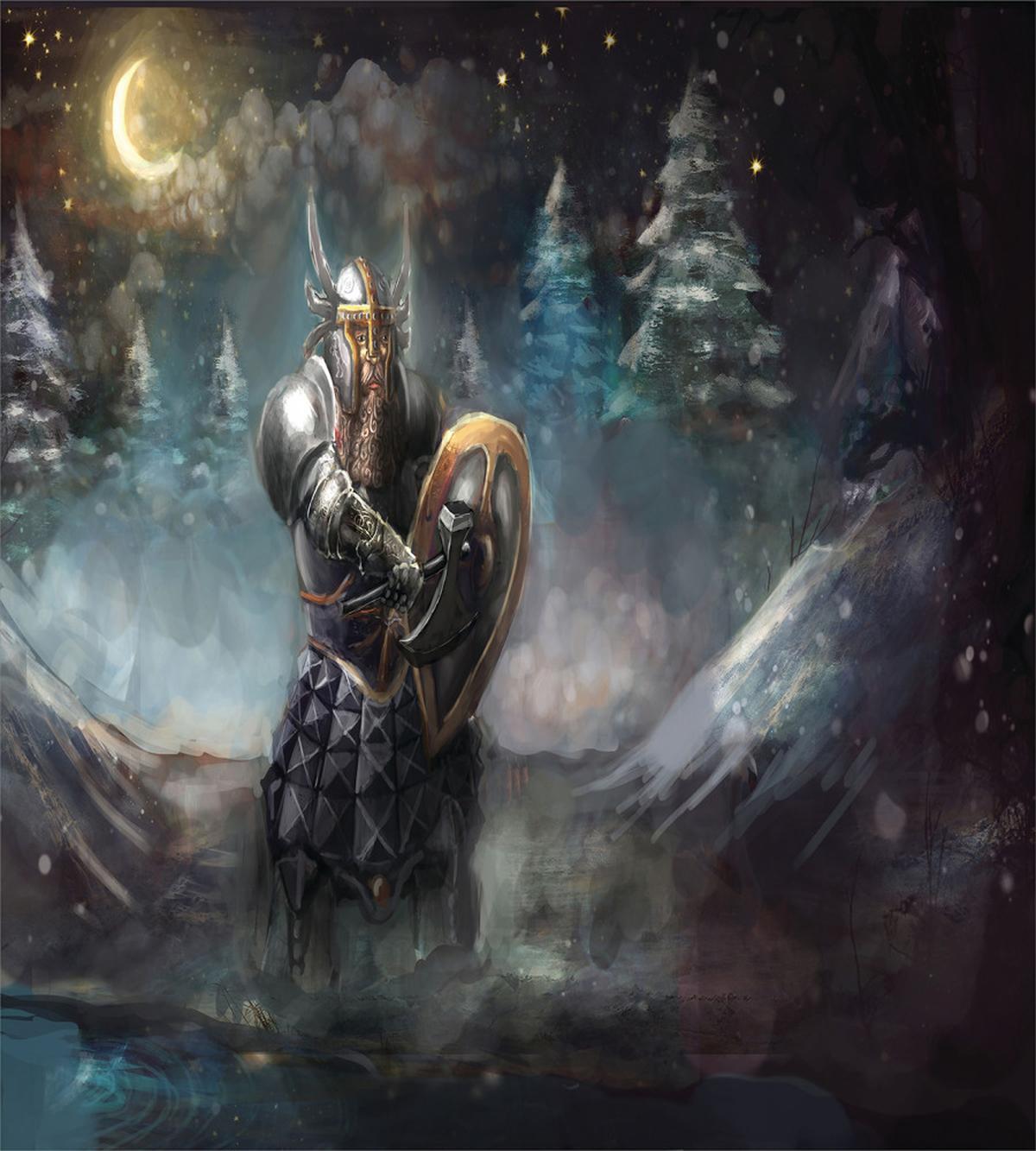 Medieval Dwarf Knight — Pattern
