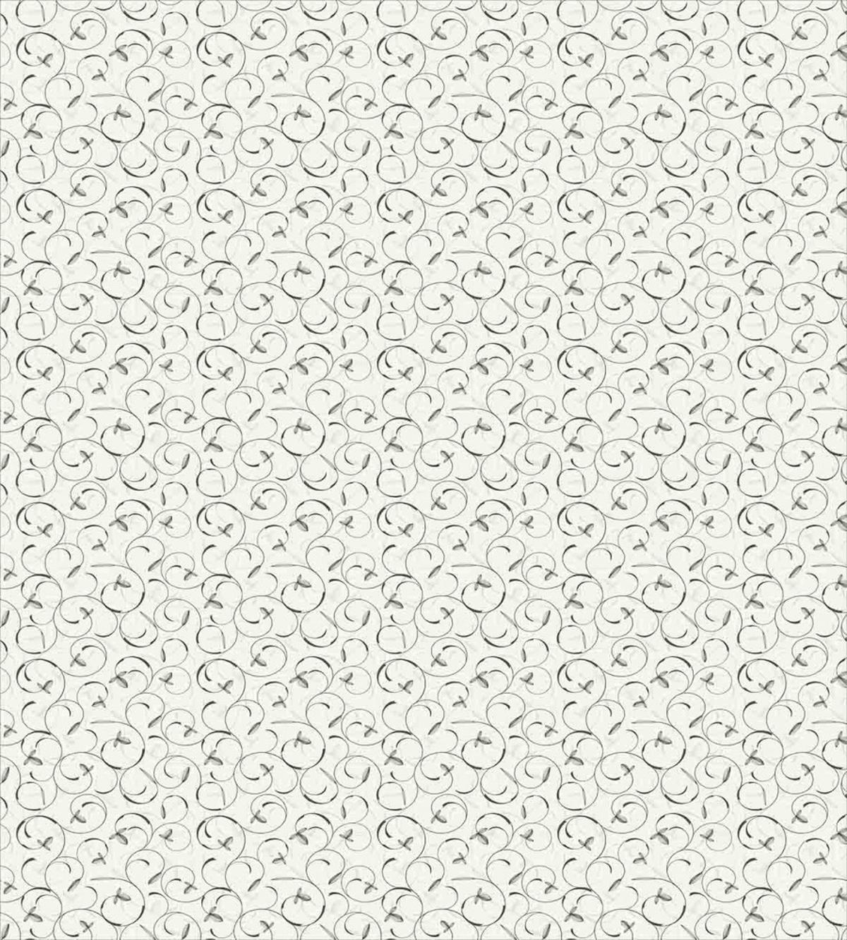 Curvy Swirling Flower Twigs — Pattern