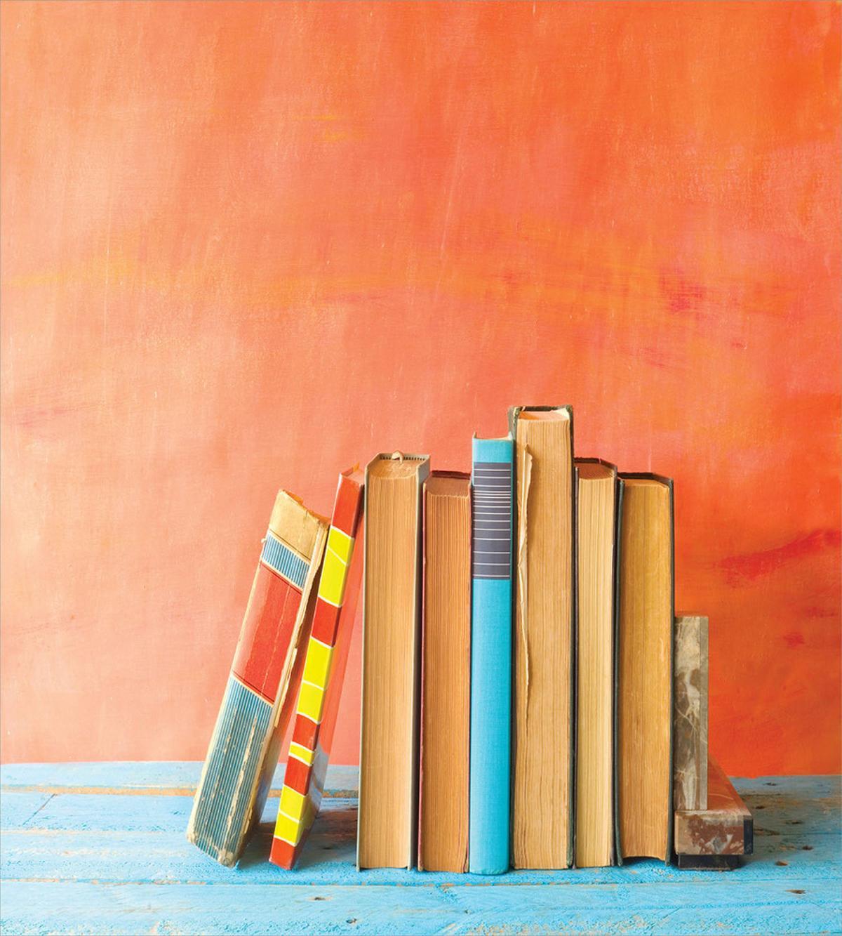 Row of Old Vintage Books — Pattern
