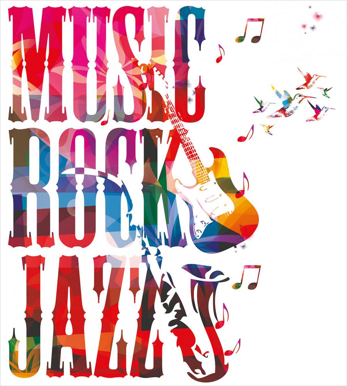 Rock Jazz Lettering — Pattern