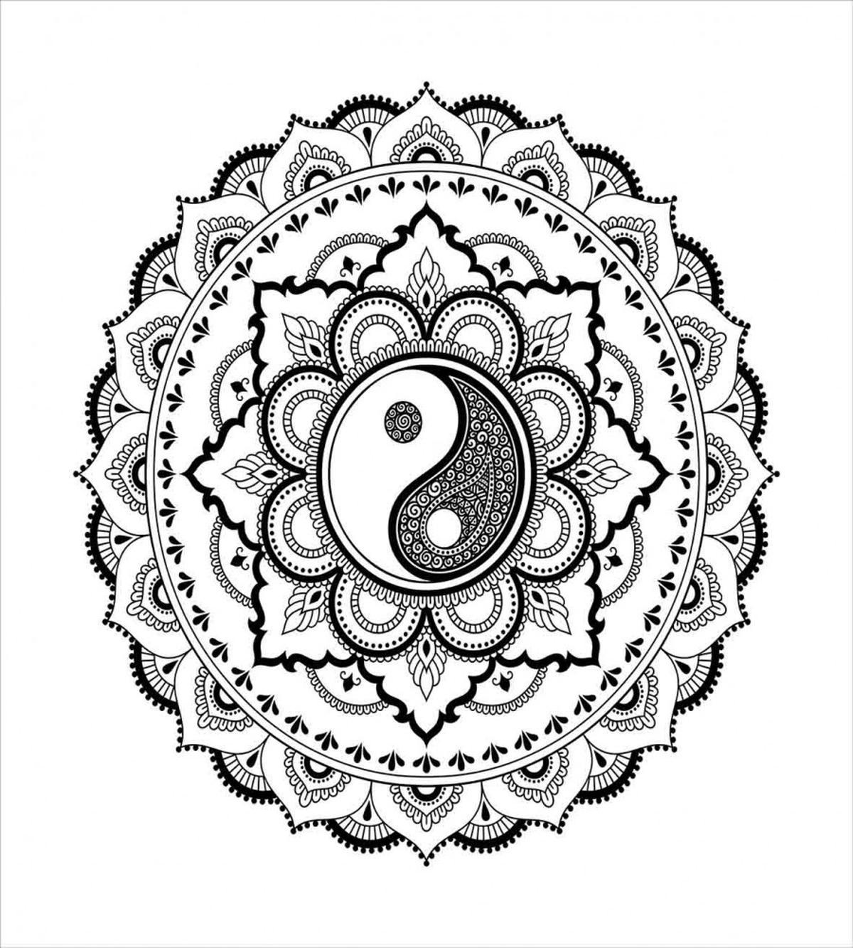 Mandala Flowers — Pattern