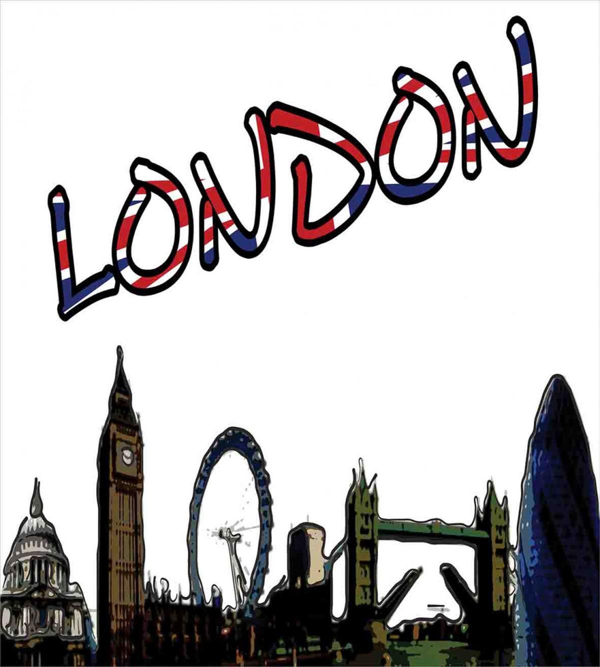 London Tower Cartoon — Pattern