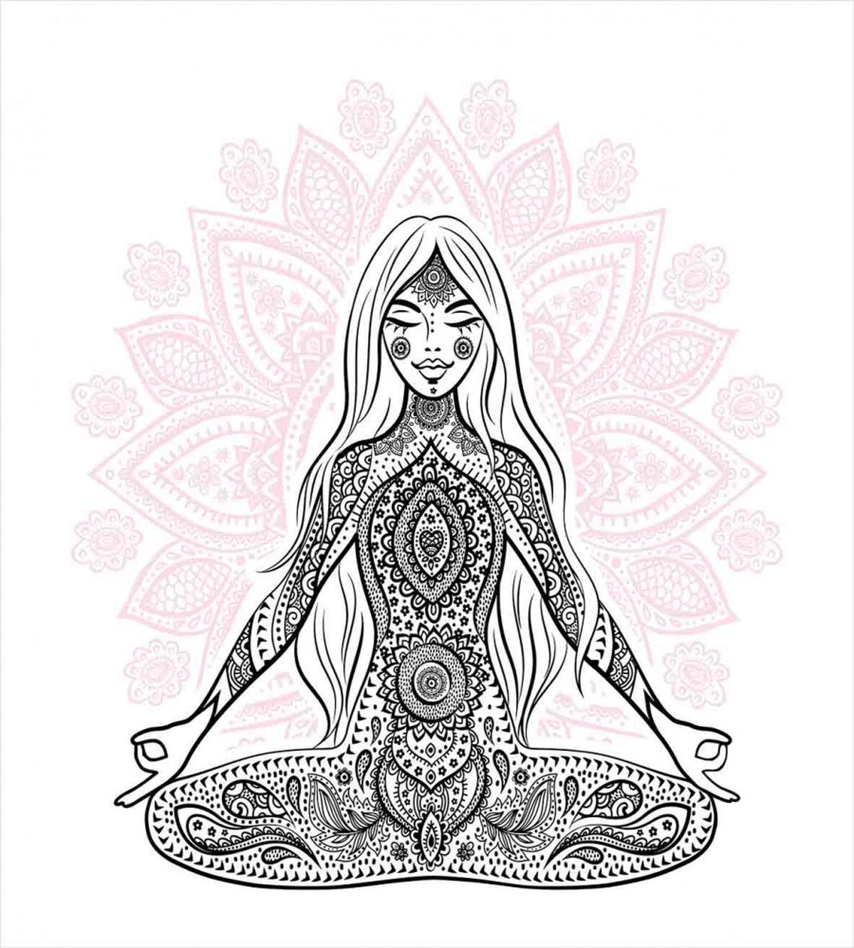 Meditation Lotus Mandala — Pattern
