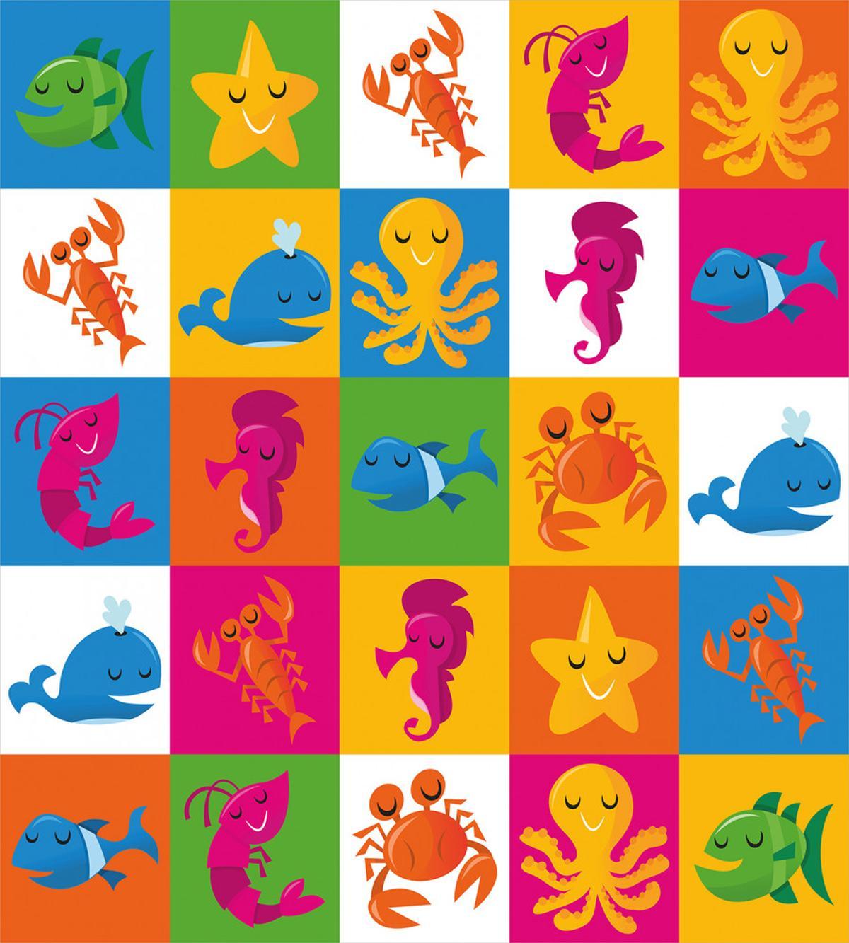 Sea Octopus Crab Whale — Pattern