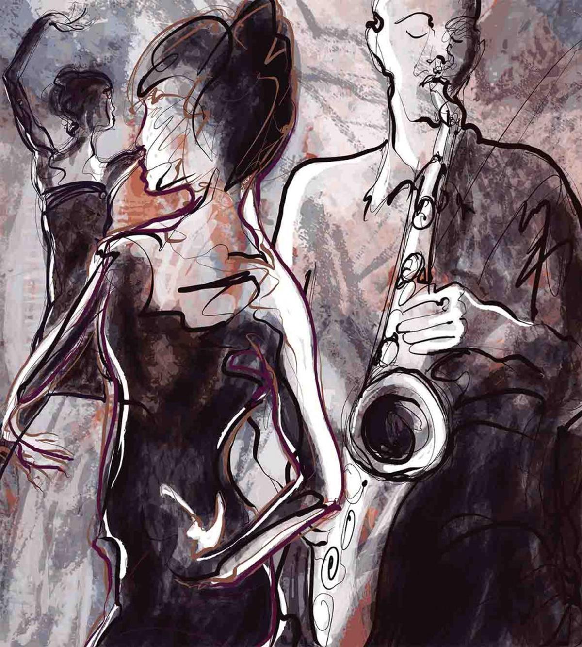 Jazz Musician Saxophone — Pattern