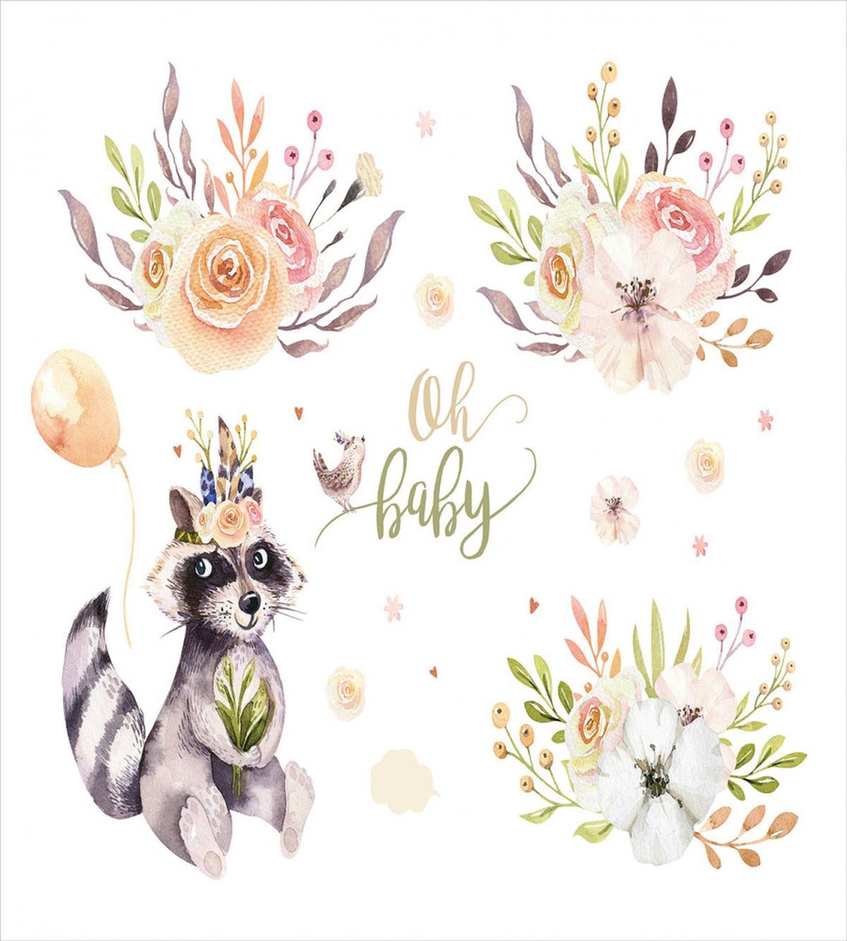 Oh Baby Calligraphy in Middle — Pattern