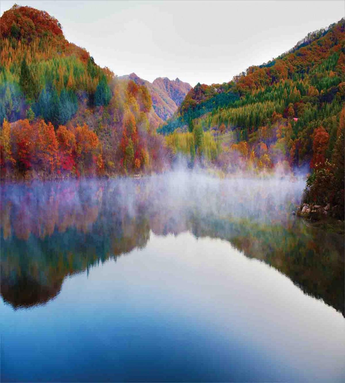 Lake Mountain Scenery — Pattern