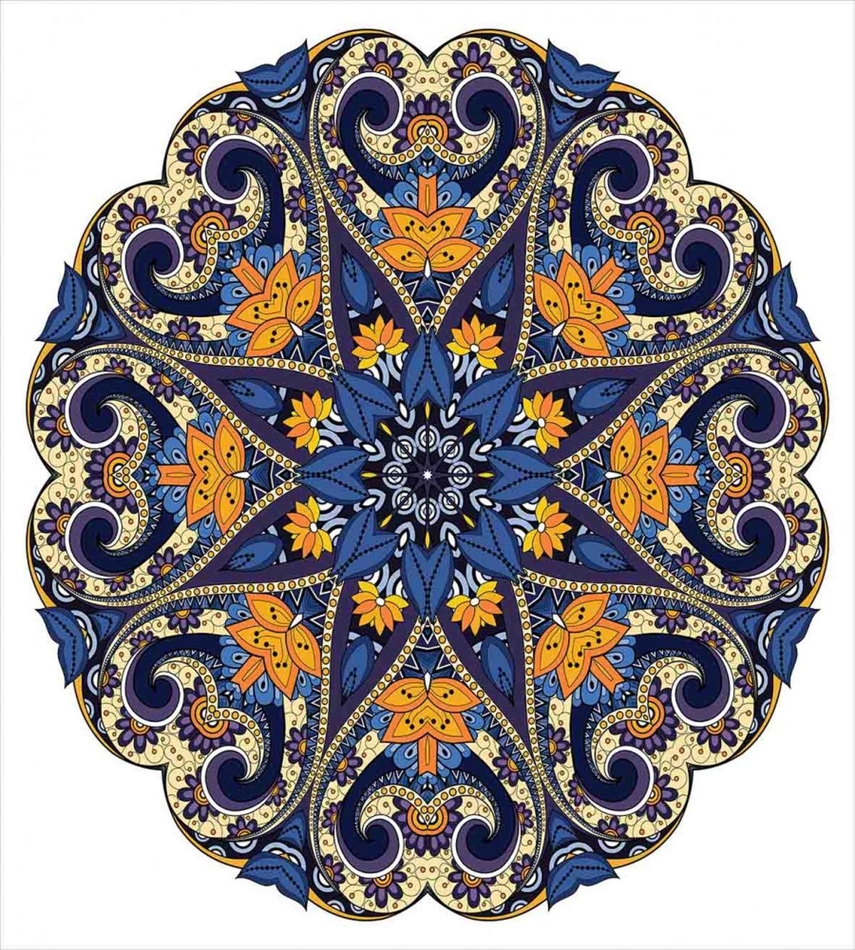 Floral Mandala Motif — Pattern